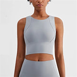 Shock-proof High Impact Sports Bra With Chest Pad